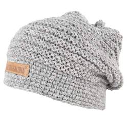 Shakaloha Brandy Beanie Grey - Wintermütze/Strickmütze - Weich & Atmungsaktiv - OneSize - Unisex - für Herren & Damen for Men & Women - OneSize von SHAKALOHA LIFE IS FOR LIVING