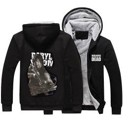 SHAMMA 2023 Herren Hoodies für Walking Dead Winterjacke Fleecemäntel Pullover Warm Dickes Sweatshirt Schwere Oberbekleidung Kapuzenoberteile Langarmpullover für Herren-A||XL von SHAMMA