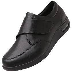 Offene Orthopädische Schuhe Damen Herren，Design der Stoßdämpfung, um Ihre Füße zu schützen und Ihren Knöchel bequemer zu halten，schwarz 2_44 von SHANGJIN