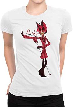 Alastor Hazbin Hotel T-T-Shirts Hemden(Small) von SHANGPIN