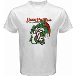 Deep Purple The Battle Rages On Rock Band Legend Logo Men's T-T-Shirts Hemden(Medium) von SHANGPIN