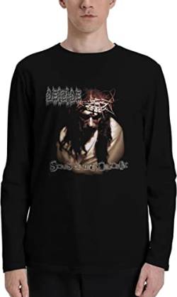 Deicide Band T-T-Shirts Hemdens Mens Long Sleeve Tops Fashion Round Neck T-Shirts Hemden Black(XX-Large) von SHANGPIN