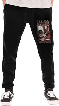 Deicide Overtures of Blasphemy Band Sweatpants Mens Leisure Slacks Fashion Exercise Long Pants Black(Small) von SHANGPIN