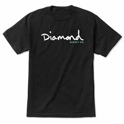 Diamond Supply Co. Men's OG Script Short Sleeve T-Shirts Hemden Black Clothing Appare. Black(Large) von SHANGPIN