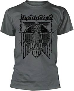 Hawkwind T T-Shirts Hemden Doremi Charcoal Mens Rock Metal Tee(Medium) von SHANGPIN