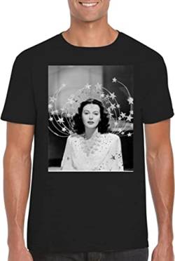 Hedy Lamarr - Men's Crewneck T-T-Shirts Hemden PDI #PIDP1007986(X-Large) von SHANGPIN