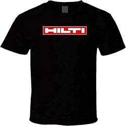 Hilti Construction Drilling Mining 3 Men T T-Shirts Hemden Black(X-Large) von SHANGPIN