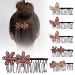 Neue Frauen Mädchen Mode Koreanische Elegante Haarnadeln Hairgrips Kristall Strass Clips Haar Haar Mädchen Haarspangen Für Frauen von SHANGYU