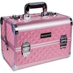 SHANY Cosmetics Premium Collection Make-up-Koffer Diamond-Design, Hot Pink von SHANY