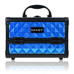 SHANY Mini-Make-up-Koffer mit Spiegel, Pfauenblau von SHANY