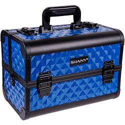 SHANY Premier Fantasy Collection Makeup Artists Cosmetics Train Case - Divine Blue by SHANY Cosmetics von SHANY
