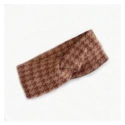 Stirnband Damen Winter Herbst Knoten Gestrickte Stirnbänder for Frauen Damen Elastisches Haarband Mädchen Haar Zubehör (Color : F) von SHBHWS