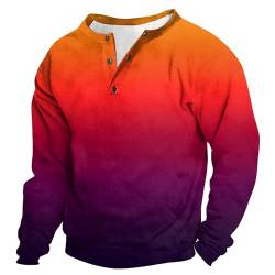 Thermo Workout Top Herren Christmas Sweater T Shirt Pack Herren Funktionsshirt Langarm Therren-Shirt Herren Hemd Herren Tracht Oversized T Shirt Herren Sweatshirt Jacke(1-Saffron, 3XL) von SHE.White