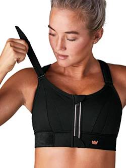 SHEFIT Ultimativer Sport-BH für Damen, schlagfester Sport-BH, Schwarz, Large von SHEFIT