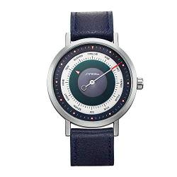 SINOBI Business Uhren Herren Mode Original Design Uhr Herren Stahl Mesh Uhr Relogio Masculino Kreative Armbanduhr S9809G-Blue von SHENGKE