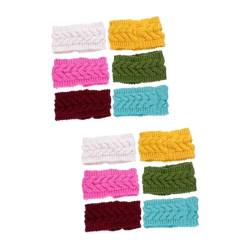 SHERCHPRY 12 Stk gestricktes Stirnband aus Wolle Mädchen Stirnband mädchen stirnbänder Haarbänder warme Stirnbänder Ohrenwärmer Herbst und Schal Heizung Hörmuschel Damen Garn von SHERCHPRY