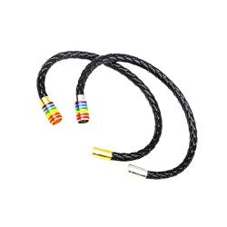 SHERCHPRY 2St herren armbänder LGBT-Armband Männer Regenbogenarmband für Paare Regenbogen-Armreif aus Leder light licht mans schwules gestricktes Armband buntes Armband Weben Zubehör Schmuck von SHERCHPRY