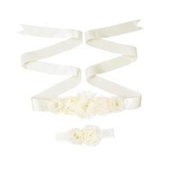 SHERCHPRY 2St wandverkleidung wand polsterung Vorhang Dekoration geschenke für den liebsten Maternity Sash Blumenmädchen Schärpe Hochzeit Schärpe Band die Blumen Gürtel das Foto Braut von SHERCHPRY