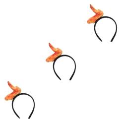 SHERCHPRY 3 Stück Imitat Lebensmittel Stirnband Haarspangen Haarspangen Outfit Haarklammern Haarnadeln Einzigartige Cosplay Requisite Neuheits Stirnband Anzieh Stirnband Party von SHERCHPRY