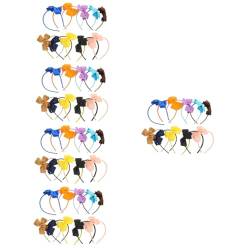 SHERCHPRY 50 Stück Schleife Stirnband Fliegen für Kinder Baby-Stirnbänder mit Schleife Tiara mädchen stirnbänder Haarschmuck Schleifen Haarreifen Krawatte Kopfbedeckung Bogenkopf schmücken von SHERCHPRY