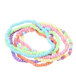 SHERCHPRY 7St Buntes Perlenarmband Armbandanhänger Strandperlenarmbänder für Teenager-Mädchen Schmuck Armband für jugendliche Mädchen Perlenarmband für Kinder Europäisch und amerikanisch Ton von SHERCHPRY