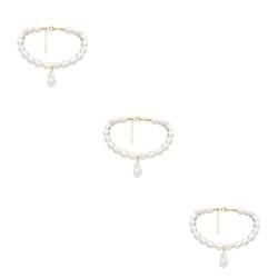 SHERCHPRY Halsketten Schlüsselbeinkette Perlenhalsschmuck kurze Perlenkette Perlen-Chian-Halskette Europäisch und amerikanisch Anhänger von SHERCHPRY