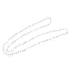 SHERCHPRY Perlenpullover Lange Perlenkette imitiert Damen Halskette pullunder damen eine Halskette Perlen-Pullover-Halskette Pullover Perlenkette mehrschichtig Halsband Weiß von SHERCHPRY