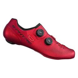 SHIMANO Unisex BRC903R45 S-PHYRE RC9 (RC903) Schuhe, rot, Größe 45 von SHIMANO