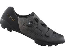 SHIMANO Unisex Brx801l45 Schuhe RX8 (RX801), Schwarz, Größe 45 von SHIMANO