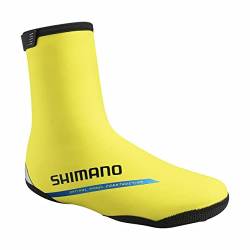 SHIMANO Unisex Sca50414 Road Thermo-Schuhüberzug, Neongelb, Größe XL (44-47), gelb von SHIMANO