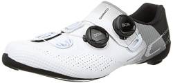 Shimano Unisex Zapatillas SH-RC702 Cycling Shoe, Weiß, 44 EU von SHIMANO