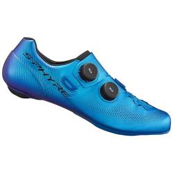 Shimano Unisex Zapatillas SH-RC903 Cycling Shoe, Blau, 44.5 EU von SHIMANO