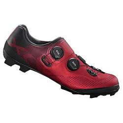 Shimano Unisex Zapatillas SH-XC702 Cycling Shoe, Rot, 43.5 EU von SHIMANO