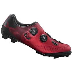 Shimano Unisex Zapatillas SH-XC702 Cycling Shoe, Rot, 46.5 EU von SHIMANO