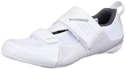 Shimano Unisex Zapatillas Tri TR501 Cycling Shoe, Weiß, 45 EU von SHIMANO