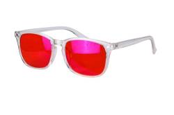 SHINU Blaue und grüne Wellenlängen-blockierende Brille, störende lichtblockierende Brille, rote Linse, beseitigt Augenbelastung 068 (C4 Rot) von SHINU