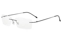 SHINU MR-7 Blaulichtfilter Kundenspezifische kurzsichtige Brille Titanium Rimless Frame-NS1025 von SHINU