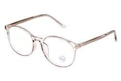 SHINU Photochrome Myopie-Sonnenbrille fuer Frauen Blaulichtfilter Uebergang Kurzsichtige Brille-ATPH2022(C3,photochrome graue Linse,100) von SHINU