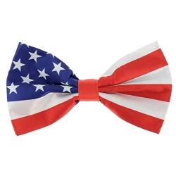 SHIPITNOW Amerikanische Flagge Fliege - Stars and Stripes USA Flagge - Original Blau, Rot und Weiß Herren Fliege von SHIPITNOW