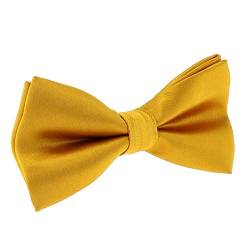 SHIPITNOW Fliege Gold (Goldene farbe) - 30 Farben - Männer fliege Hochzeit, Party - Satin stoff, Einfarbig - Vorgebunden, Herren von SHIPITNOW