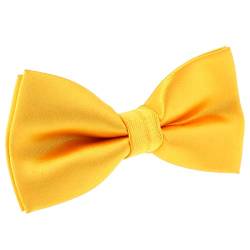 SHIPITNOW Fliege Senfgelb (Orange gelb) - 30 Farben - Männer fliege Hochzeit, Party - Satin stoff, Einfarbig - Vorgebunden, Herren von SHIPITNOW