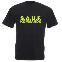 Fun T-Shirt mit Aufdruck: S.A.U.F. Komando von SHIRT-TO-GO