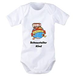 SHIRT-TO-GO Baby Body als Geschenkidee: Die Weite Welt ist unser Feld Schausteller Kind von SHIRT-TO-GO