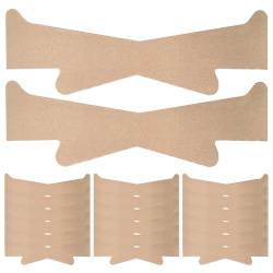 Halsliftband 20pcs Elastische atmungsaktive Nackenstreifen selbstklebendes Nackenband tragbares, schweißsicheres wiederverwendbares Faltenfalten von SHITOOMFE