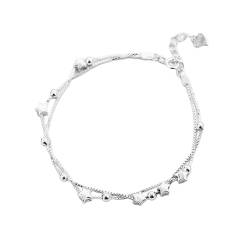 SHOOYIO Anhänger Armband Stil Handgelenk Schmuck Perlen Armband Kette Armband Stilvolles Accessoire Perfekt für Frauen von SHOOYIO