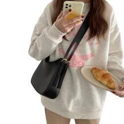 SHOOYIO Crossbody-Tasche Vintage PU Achseltasche Große Kapazität Schultertasche für Frauen Mädchen Messenger Bag Unterarmtasche von SHOOYIO