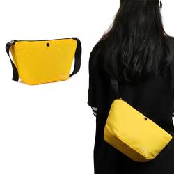 SHOOYIO Nylon Knödeltasche, vielseitige Schultertaschen, große Kapazität, Crossbody-Tasche für Mädchen, Teenager, trendige Handy-Tasche von SHOOYIO
