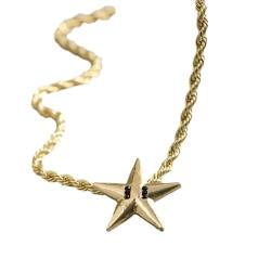 SHOOYIO Stilvolle Halskette mit Stern-Anhänger, vielseitig und schick, Schlüsselbeinkette, einfache Ketten, Charm-Stern-Anhänger, Choker-Halskette von SHOOYIO