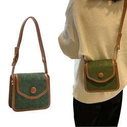 SHOOYIO Trendige Damen Vintage Umhängetasche Achseltaschen PU Handtasche für istas von SHOOYIO