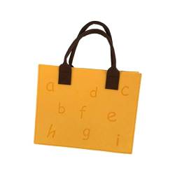 SHOOYIO Trendige Filztasche mit Tragegriff für Damen, stilvolle und praktische Handtasche, wiederverwendbare Tasche von SHOOYIO